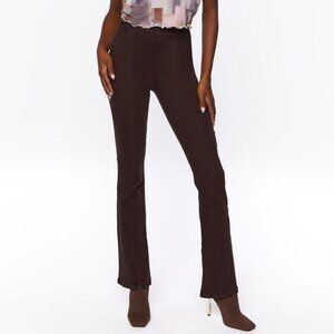 NWT High-Rise Bootcut Pants, Forever 21, Brown, Size 30